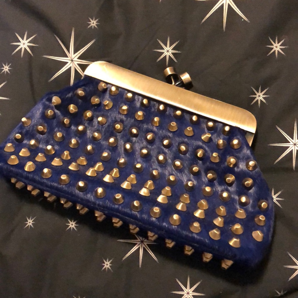 House of Harlow studded clutch
